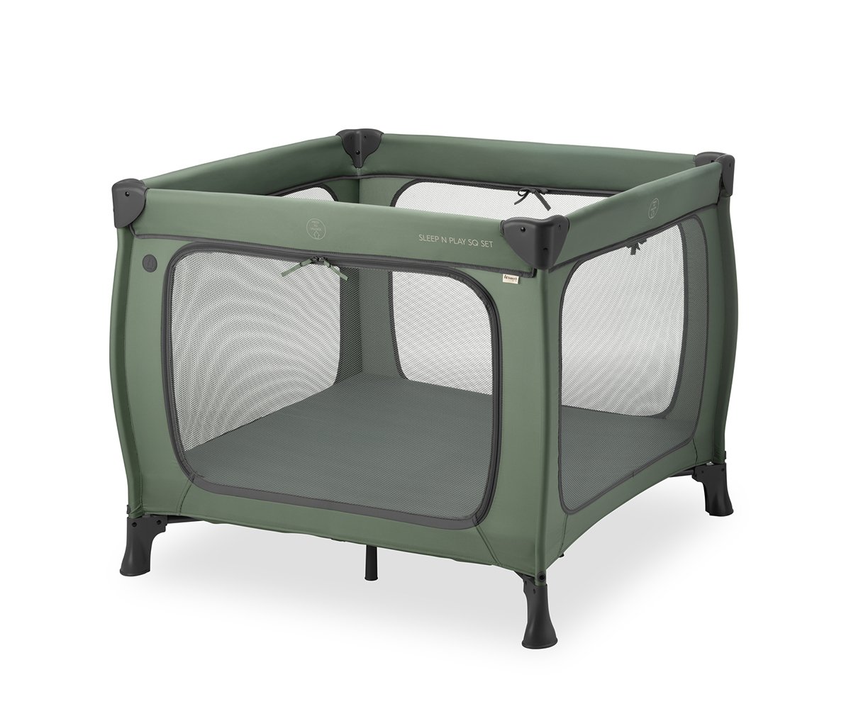 Hauck-Кошара Sleep N Play SQ 87х87см, до 15кг квадрат, зелена