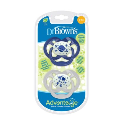 Dr.Browns-Залъгалка Advantage 2 етап 2 бр. светещи сини PA22004-INTL 