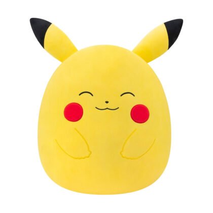 Jazwares - Squishmallows: Плюшена играчка Пикачу, 25 см