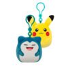 Jazwares - Squishmallows: Плюшена играчка ключодържател Покемон, 8 см, асортимент