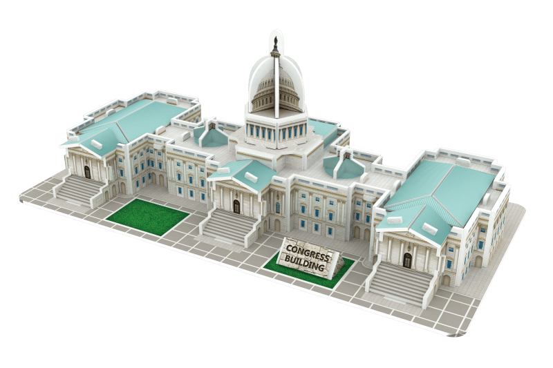 3D пъзел капитолий 44 елемента