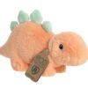 Aurora - Плюшена играчка Стегозавър, оранжев 15см