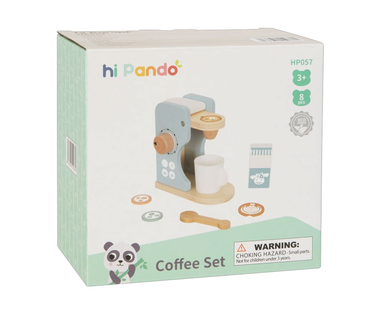 hi Pando - Дървен комплект за кафе