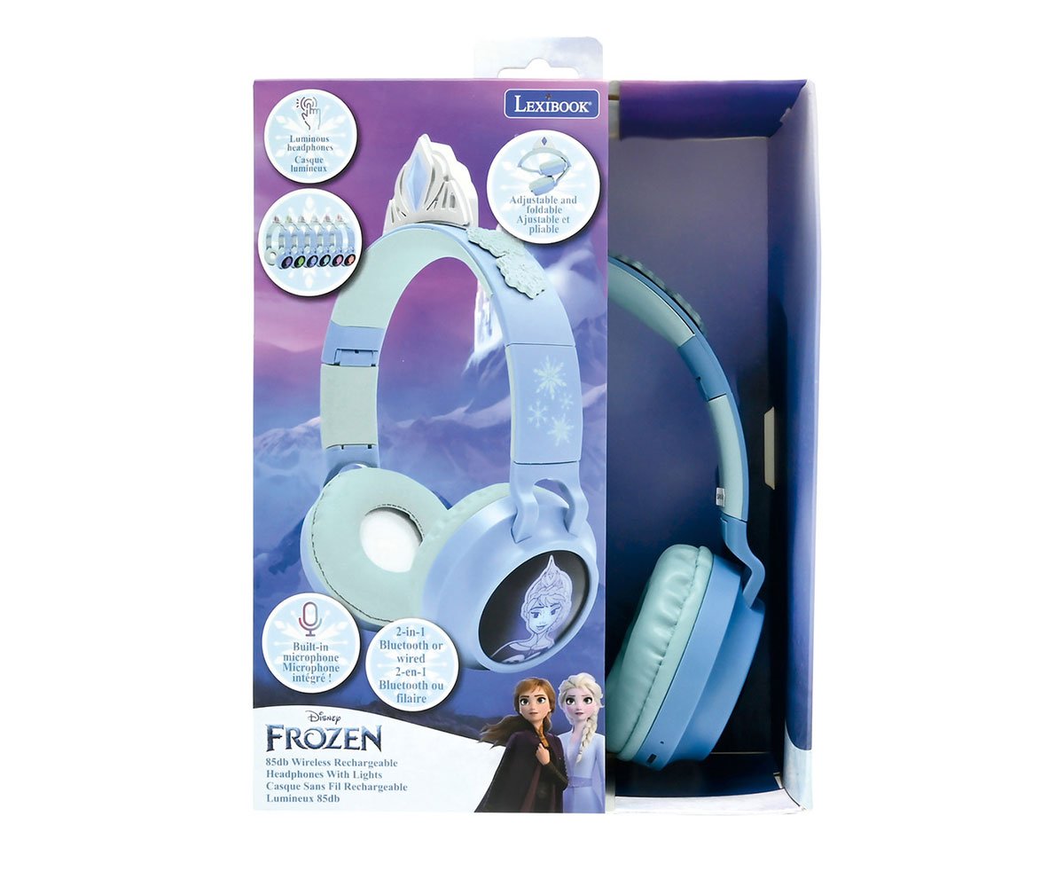 Lexibook - 3D Замръзналото кралство Bluetooth® и жични слушалки