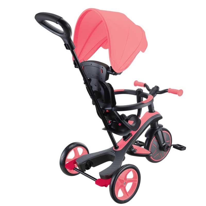 Триколка 4 в 1 Globber Explorer Trike със сенник – розова - Image 4