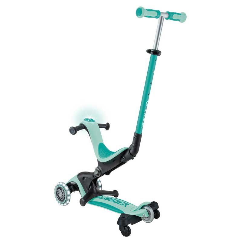 Тротинетка 5 в 1 GLOBBER GO UP DELUXE LIGHTS 360° - ментово зелена - Image 3