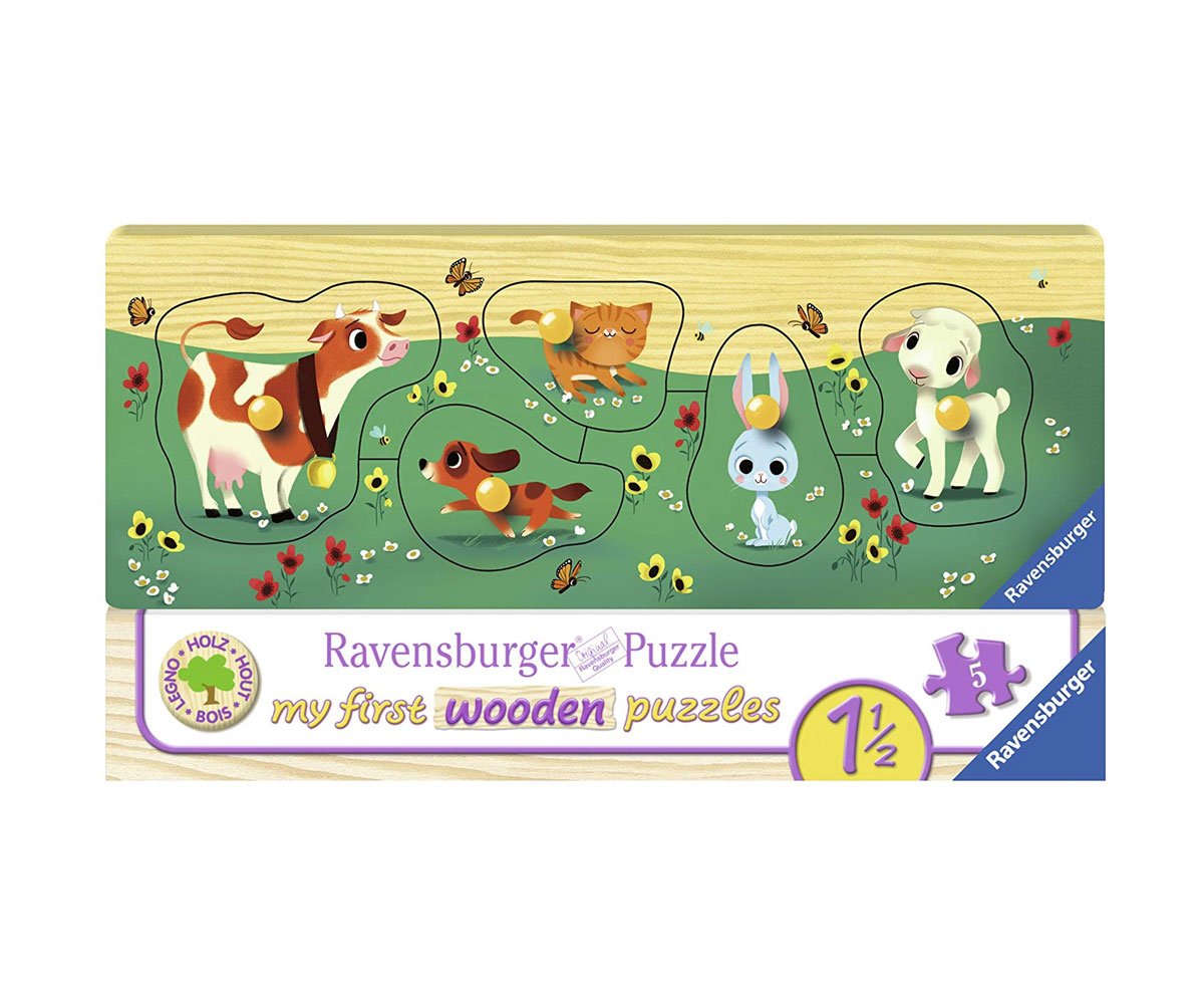 Ravensburger - Моят първи пъзел 2/3/4/5 ел. - Животни приятели