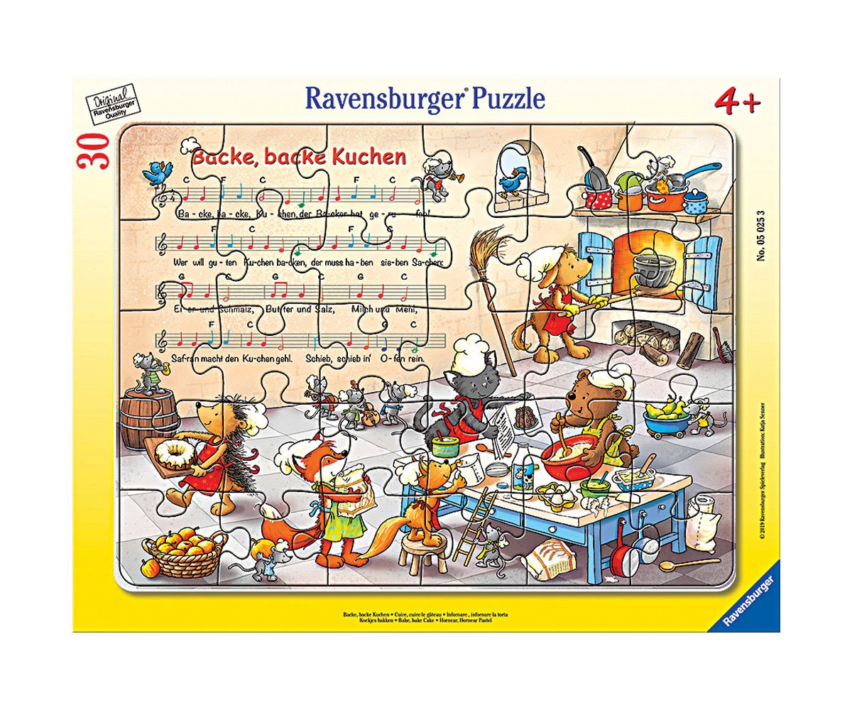 Ravensburger - Пъзел 30 ел. - Да направим торта