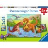 Ravensburger - Пъзел 2х24 ел. - Динозаври