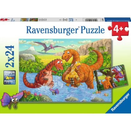 Ravensburger - Пъзел 2х24 ел. - Динозаври