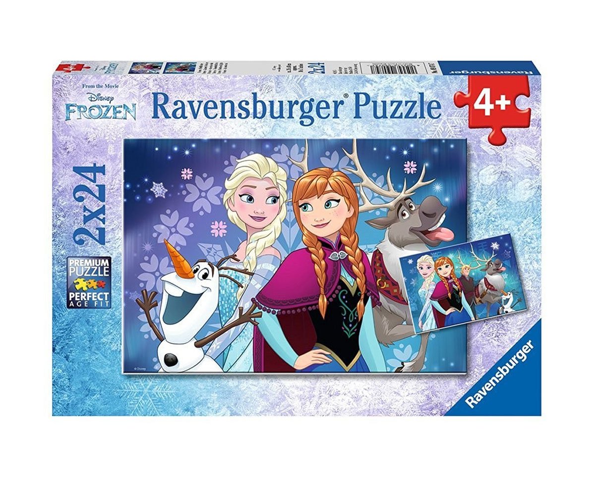 Ravensburger - Пъзел 2х24 ел. - Замръзналото кралство сестри