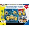 Ravensburger - Пъзел 3х49 ел. - Миньоните