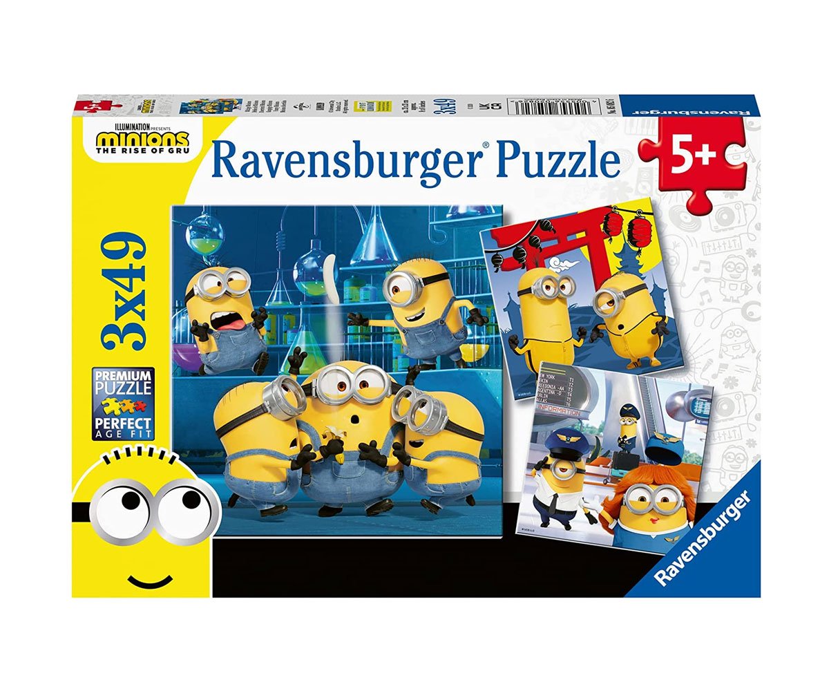 Ravensburger - Пъзел 3х49 ел. - Миньоните