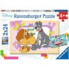 Ravensburger - Пъзел 2х24 ел. - Любимите кученца на Дисни