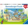 Ravensburger - Пъзел 2х24 ел. - Остров на приключенията