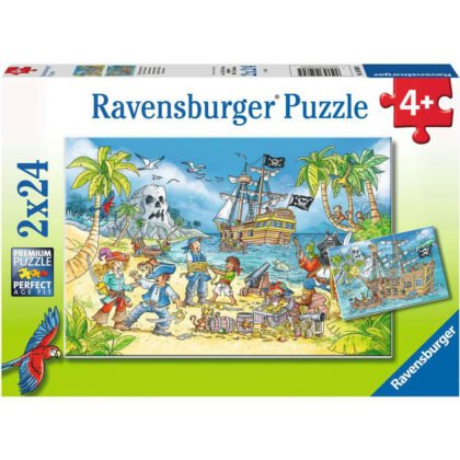 Ravensburger - Пъзел 2х24 ел. - Остров на приключенията
