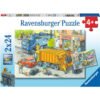 Ravensburger - Пъзел 2х24 ел. - Боклукчийски камион