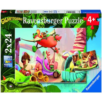 Ravensburger - Пъзел 2х24 ел. - Роки, Бил, Мазу и Тини