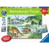 Ravensburger - Пъзел 2х24 ел. - Динозаври