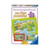 Ravensburger - Моят първи пъзел 3х6 ел. - Малки градински животни
