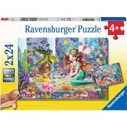 Ravensburger - Пъзел 2х24 ел. - Вълшебна русалка