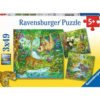 Ravensburger - Пъзел 3х49 ел. - В джунглата