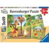 Ravensburger - Пъзел 3х49 ел. - Мечо Пух - Спортен ден