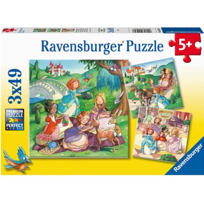 Ravensburger - Пъзел 3х49 ел. - Малки Принцеси