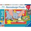 Ravensburger - Пъзел 2х12 ел. - Дъмбо и Книга за джунглата