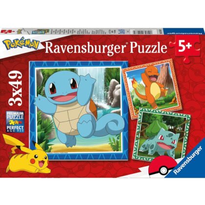 Ravensburger - Пъзел 3x49 ел. - Покемони