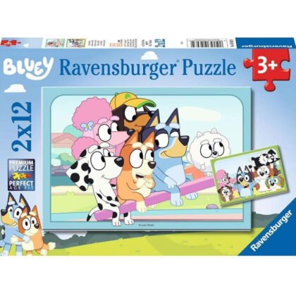 Ravensburger - Пъзел 2x12 ел. - Забавление с Блуи