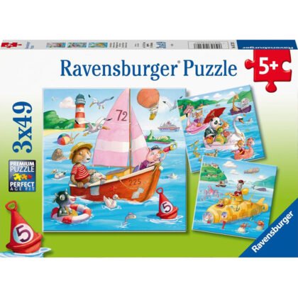 Ravensburger - Пъзел 3х49ел. - Над водата