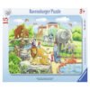 Ravensburger - Пъзел 15 ел. - Разходка до зоопарка