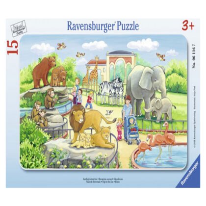 Ravensburger - Пъзел 15 ел. - Разходка до зоопарка