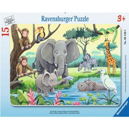 Ravensburger - Пъзел 15 ел. - Животните на Африка