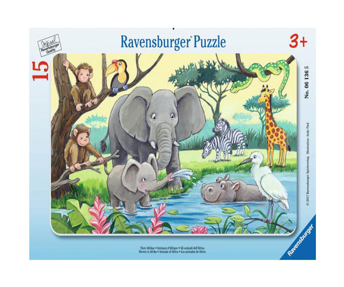 Ravensburger - Пъзел 15 ел. - Животните на Африка