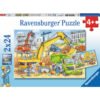 Ravensburger - Пъзел 2х24 ел. - Строителни машини в Бауст