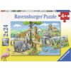 Ravensburger - Пъзел 2х24 ел. - Добре дошли в зоопарка