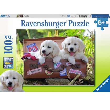 Ravensburger - Пъзел 100 ел. - Кученца на път