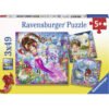Ravensburger - Пъзел 3х49 ел. - Чаровни русалки
