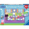 Ravensburger - Пъзел 2х24 ел. - Пепа Пиг в училище