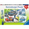 Ravensburger - Пъзел к-т 3х49 ел. - Полицията в действие
