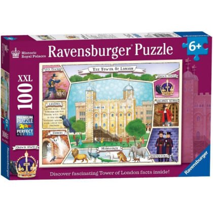 Ravensburger - Пъзел 100 ел. - Забележителности в Лондон: Кулата на Лондон