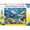Ravensburger - Пъзел 100 ел. - XXL - Акуловият риф