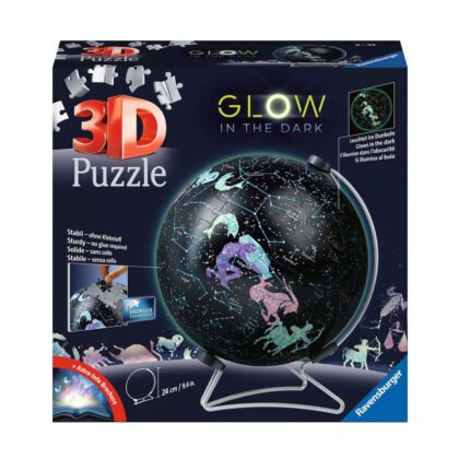 Ravensburger - 3D Пъзел 180 ел. - Глобус, светещ в тъмното