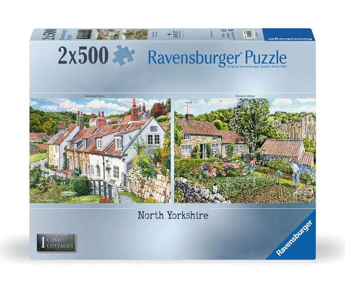 Ravensburger - Пъзел 2х500 ел. - Уютни вили - Северен Йоркшир