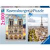 Ravensburger - Пъзел 2х500 ел. - Пътуване до Париж