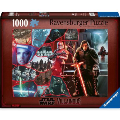 Ravensburger - Пъзел 1000 ел. - Междузвездни войни Злодеи: Кайло Рен