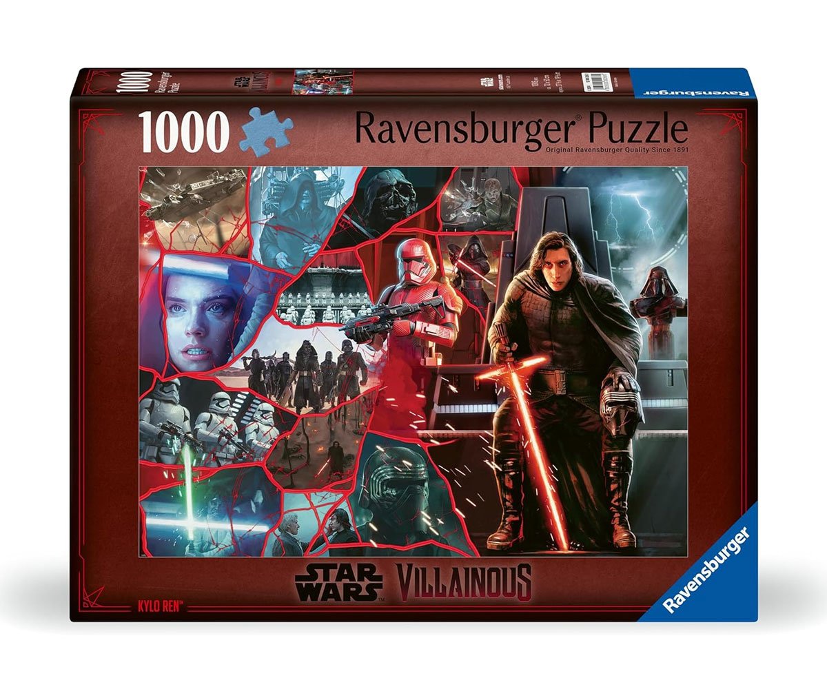 Ravensburger - Пъзел 1000 ел. - Междузвездни войни Злодеи: Кайло Рен