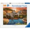 Ravensburger - Пъзел 500 ел. - Зебри във водата